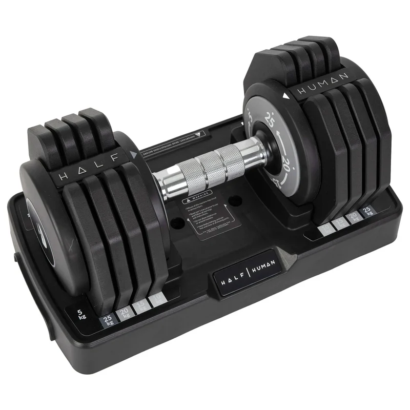 Half Human 2x 25kg verstellbares Hantel-Set
