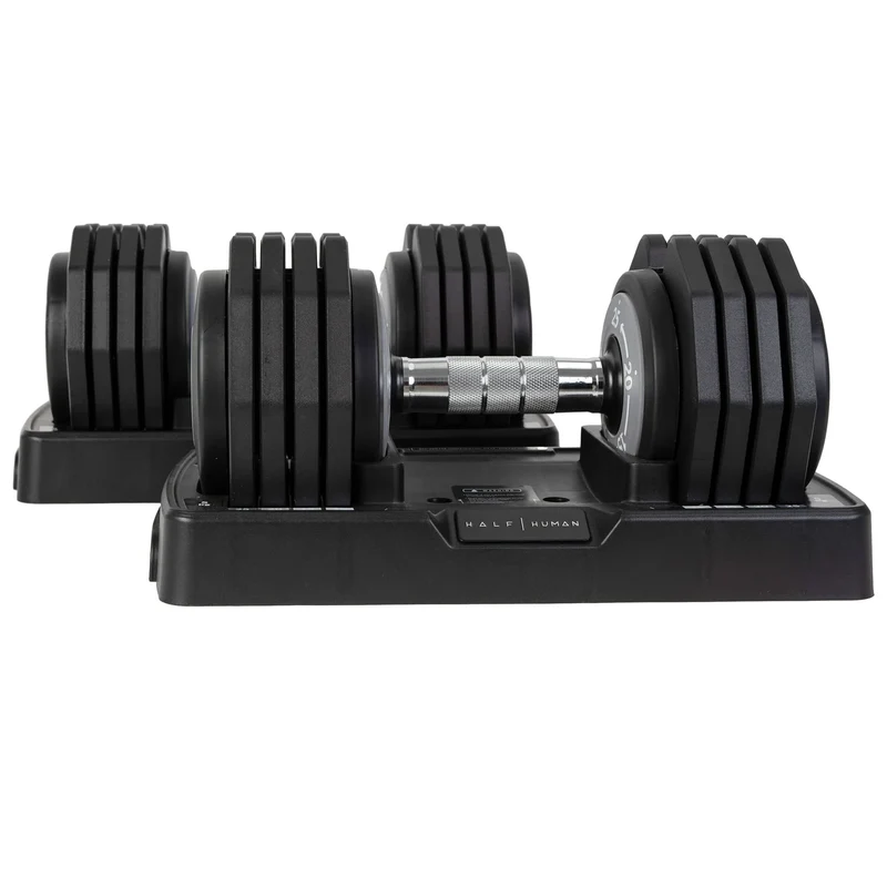 Half Human 2x 25kg verstellbares Hantel-Set