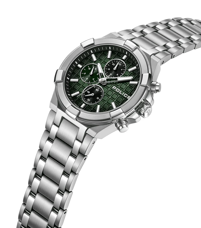 Police Guardian PEWGK0082006 Herren Armbanduhr Silber • Multifunction • 5 ATM Wasserdicht