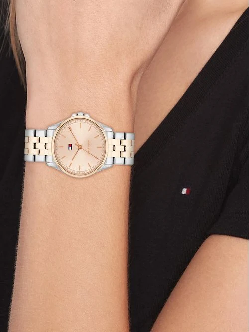 Tommy Hilfiger 1782767 Damen Armbanduhr • Texturiertes Zifferblatt • Quarzwerk