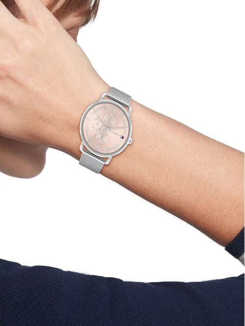 Tommy Hilfiger 1782767 Damen Armbanduhr • Texturiertes Zifferblatt • Quarzwerk