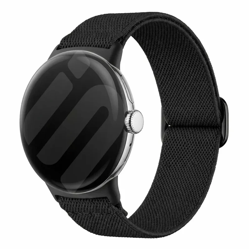 Google Pixel Watch 5 - 41mm Elastisches Armband (Schwarz)