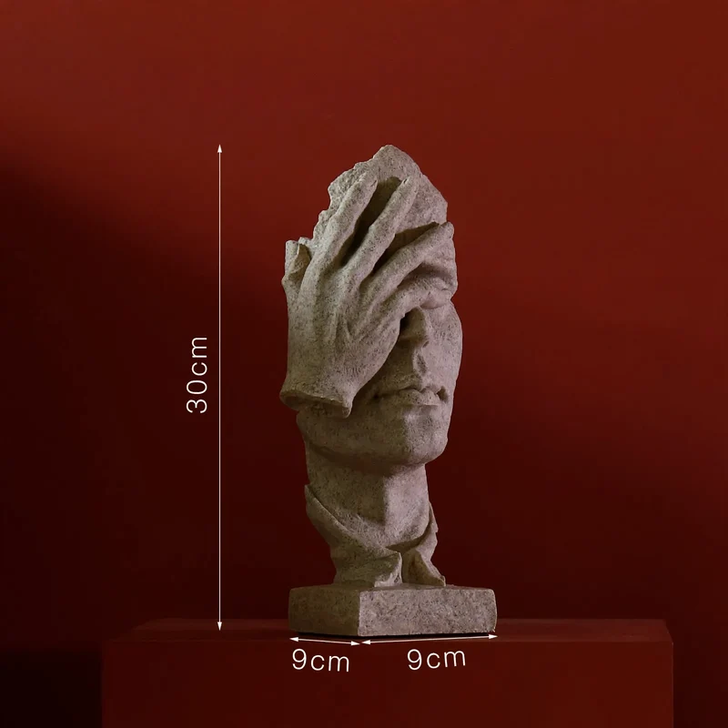 Moderne Kunstharz-Dekofigur