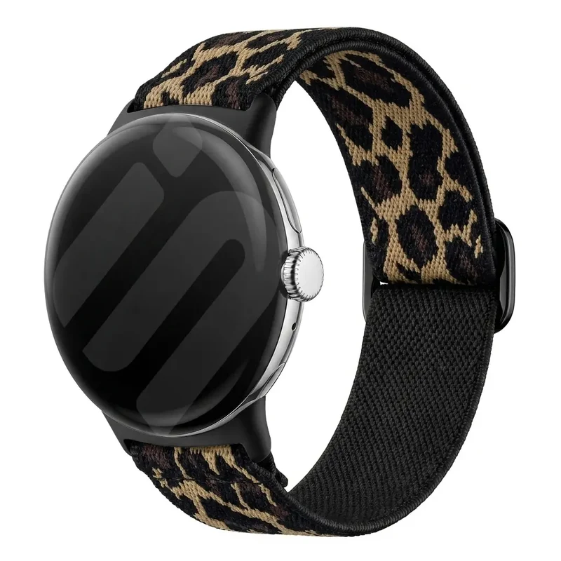 Google Pixel Watch 3 - 41mm Elastisches Armband (Leopard)