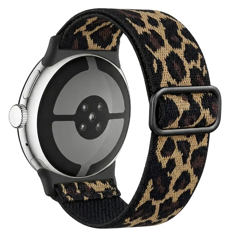 Google Pixel Watch 3 - 41mm Elastisches Armband (Leopard)