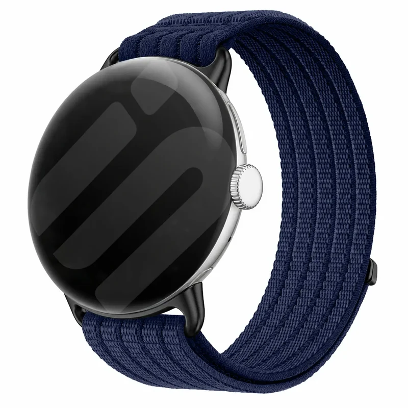 Google Pixel Watch 5 - 45mm Ultradünnes Nylonband (Azurblau)