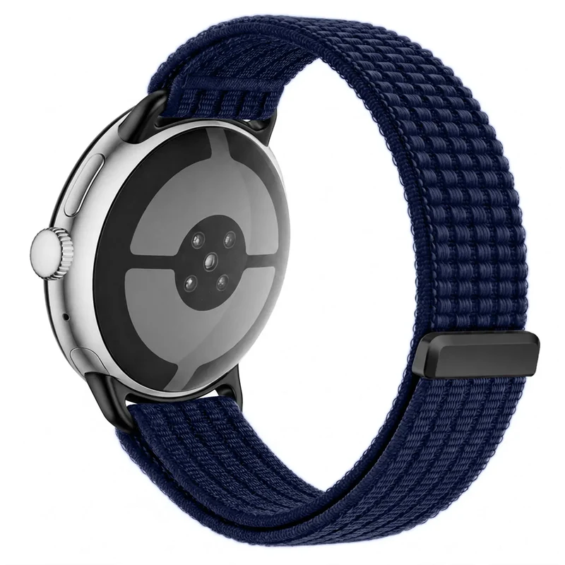 Google Pixel Watch 4 - 45mm Ultradünnes Nylonband (Azurblau)