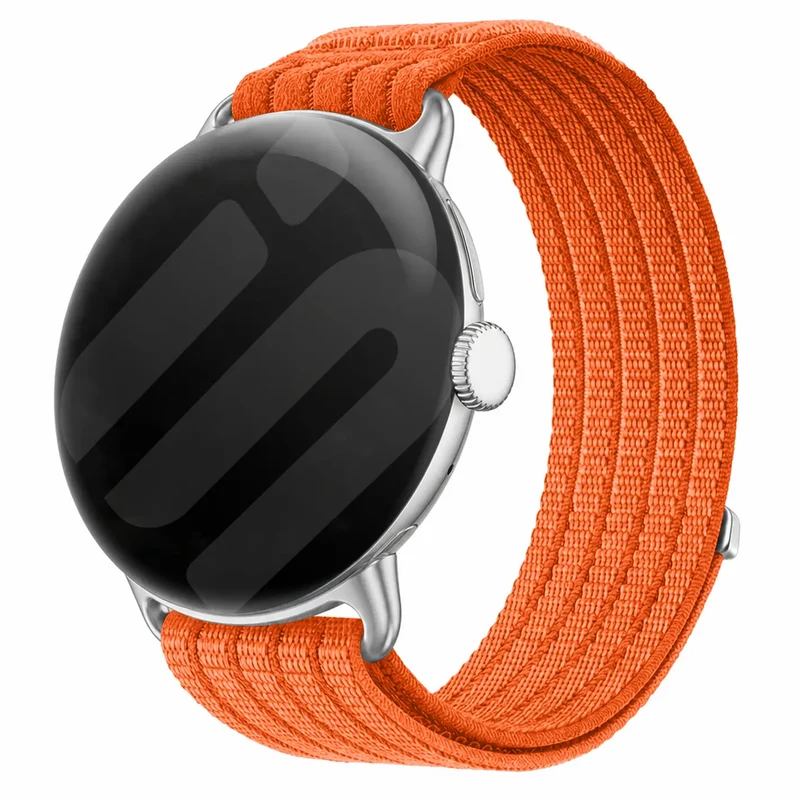 Google Pixel Watch 4 - 45mm Ultradünnes Nylonband (Orange)
