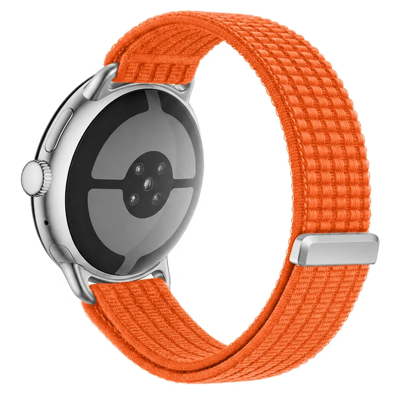 Google Pixel Watch 4 - 45mm Ultradünnes Nylonband (Orange)