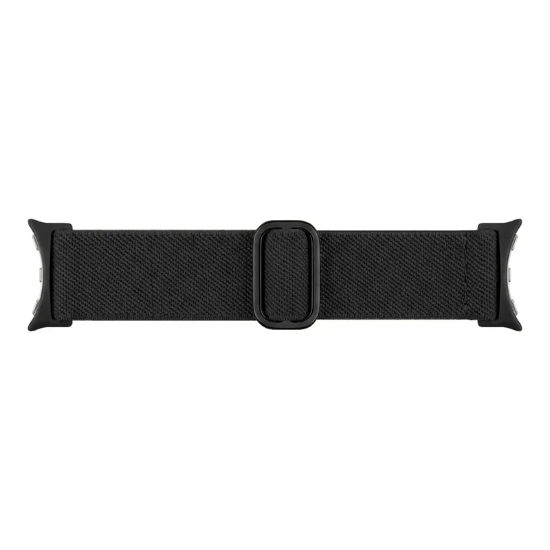 Google Pixel Watch 1/2 Elastisches Armband (Schwarz)