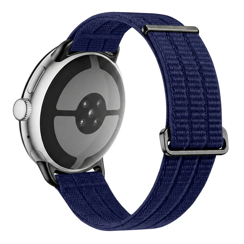Google Pixel Watch 5 - 45mm Nylon Air Armband (Azurblau)
