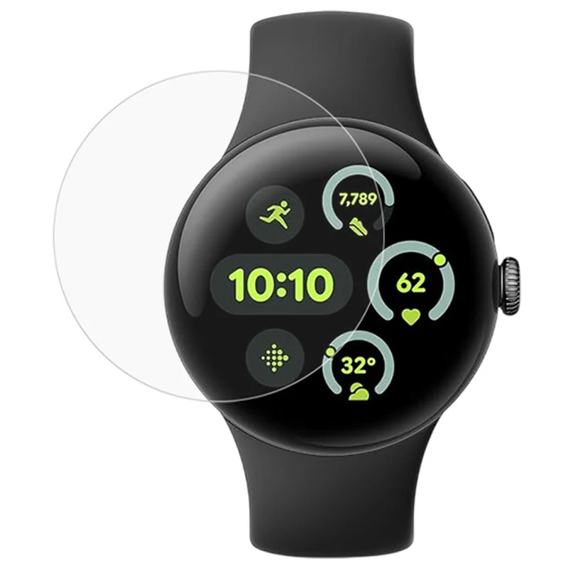 Google Pixel Watch 3 XL 45mm / Google Pixel Watch 4 45mm Silikon Universell Displayschutz
