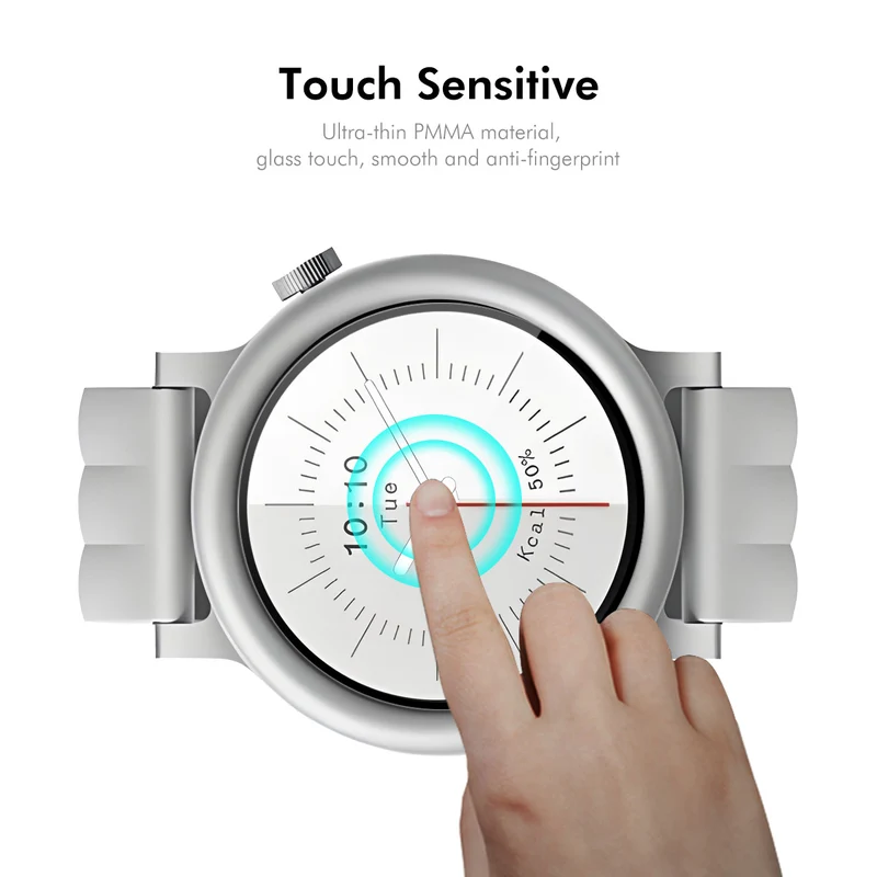 Nothing CMF Watch 3 Pro Silikon 3D Gekrümmt Displayschutz