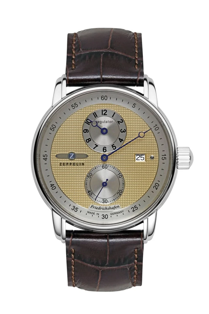 Zeppelin Friedrichshafen 85225 Herren Armbanduhr • Schweizer Automatikwerk SW266 • Saphirglas