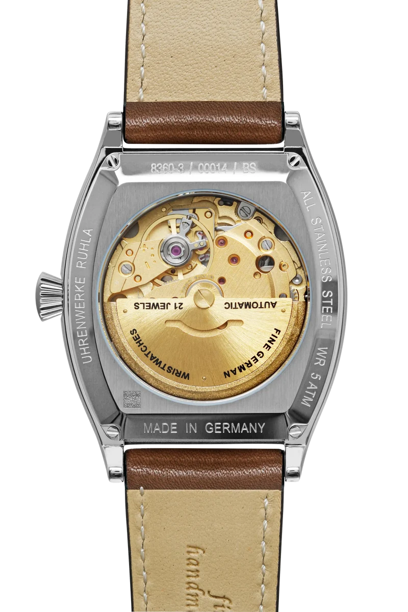 Zeppelin Metropolis 8360-3 Herren • Automatikwerk mit Sichtboden • Day-Date-Anzeige