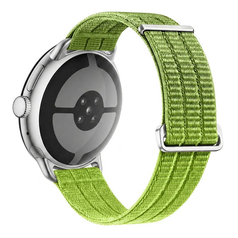Google Pixel Watch 4 - 45mm Nylon Air Armband (Gradient Grün)
