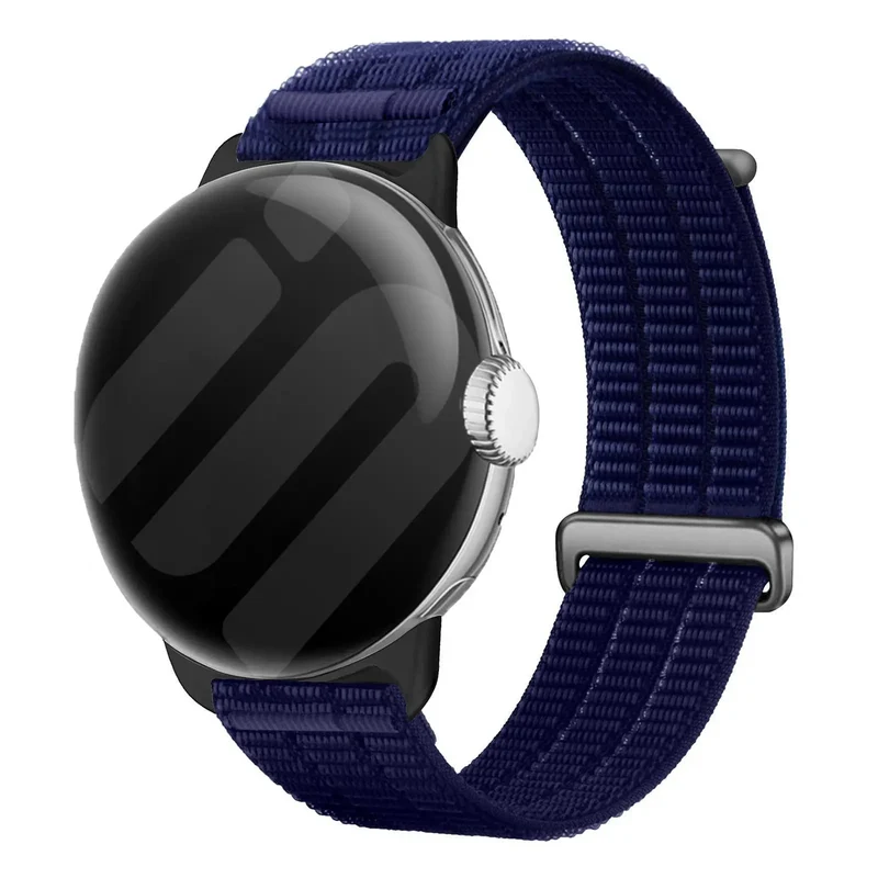 Google Pixel Watch 3 - 45mm Nylon Air Armband (Azurblau)