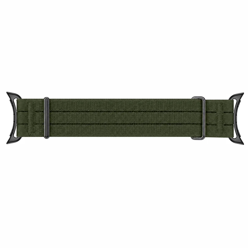 Google Pixel Watch 3 - 45mm Nylon Air Armband (Dunkelgrün)
