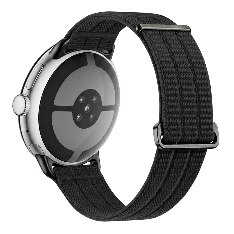 Google Pixel Watch 3 - 45mm Nylon Air Armband (Schwarz)