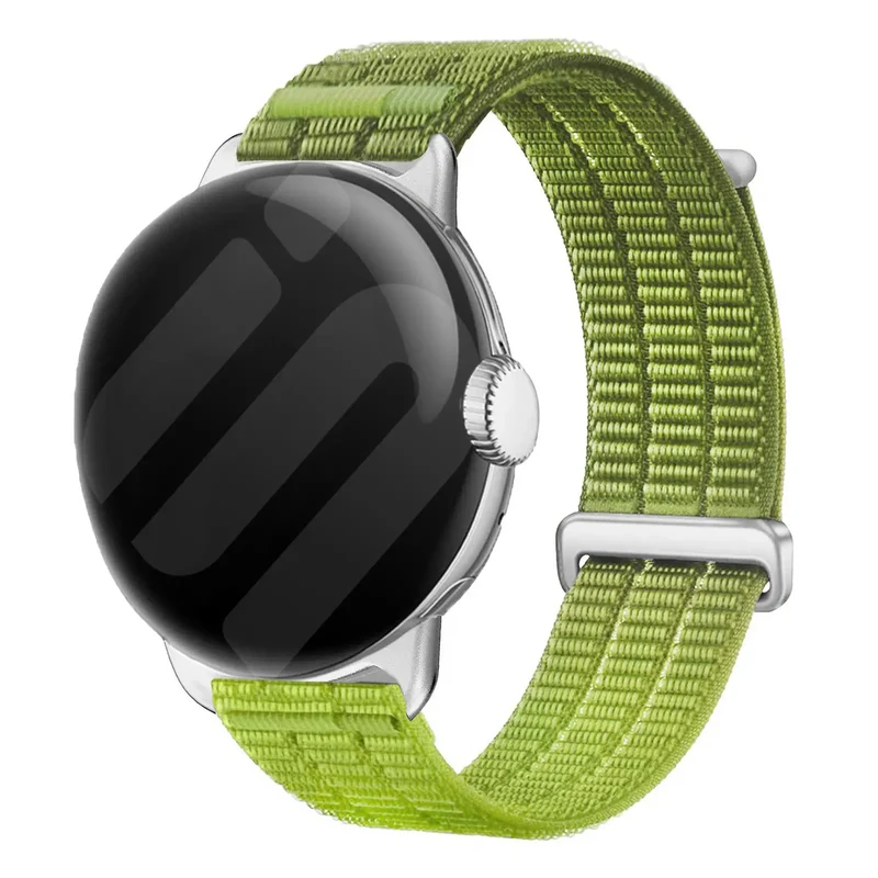Google Pixel Watch 3 - 45mm Nylon Air Armband (Gradient Grün)