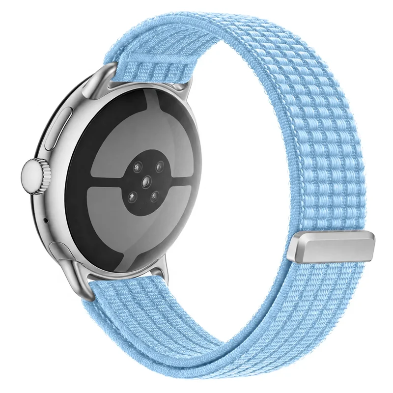 Google Pixel Watch 5 - 41mm Ultradünnes Nylonband (Hellblau)