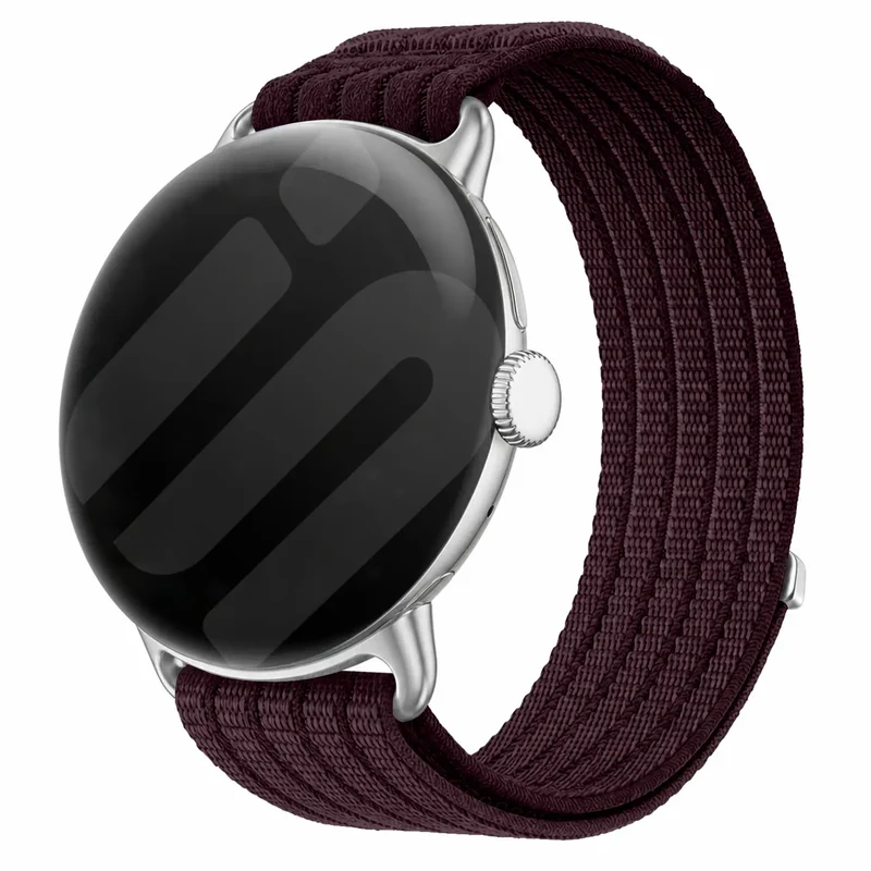 Google Pixel Watch 5 - 41mm Ultradünnes Nylonband (Plum)