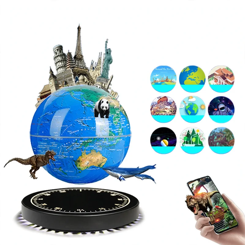 Magnetisch schwebender Globus mit LED-Beleuchtung