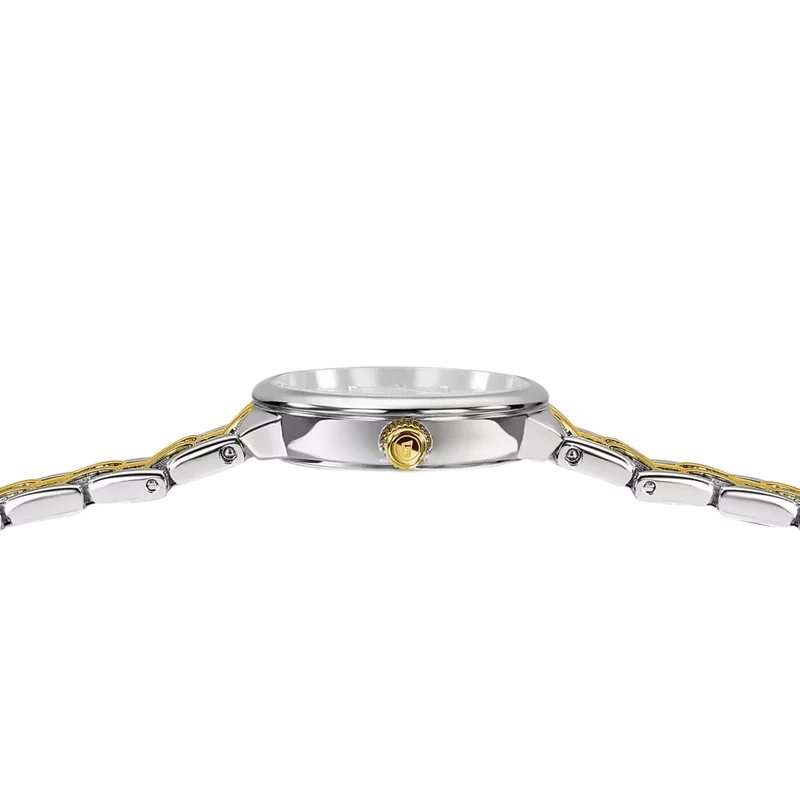 Festina Mademoiselle F20792/3 Damen Armbanduhr Schwarz • Saphirglas • Edelstahl-Armband Gold