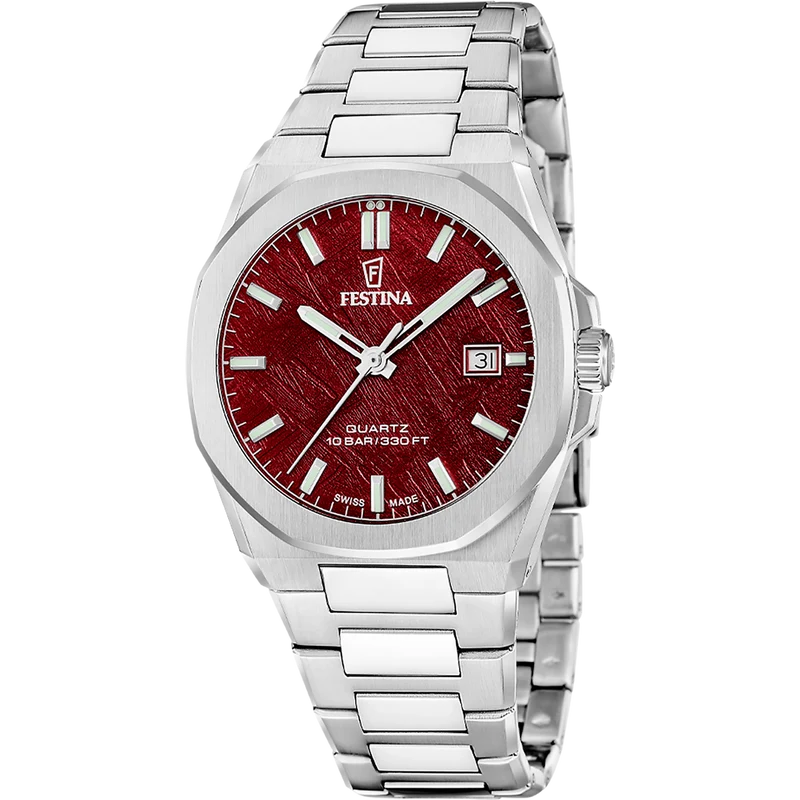 Festina Swiss Made Classic F20100/3 Herren • Saphirglas • Schweizer Quarzwerk