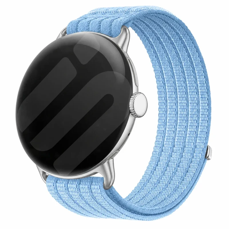 Google Pixel Watch 3 - 41mm Ultradünnes Nylonband (Hellblau)