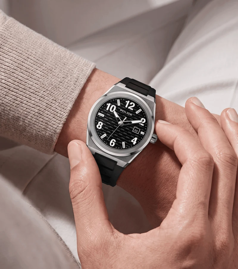Police Preike PEWGN0000201 Herren Armbanduhr Schwarz • Edelstahlgehäuse • Urbanes Design