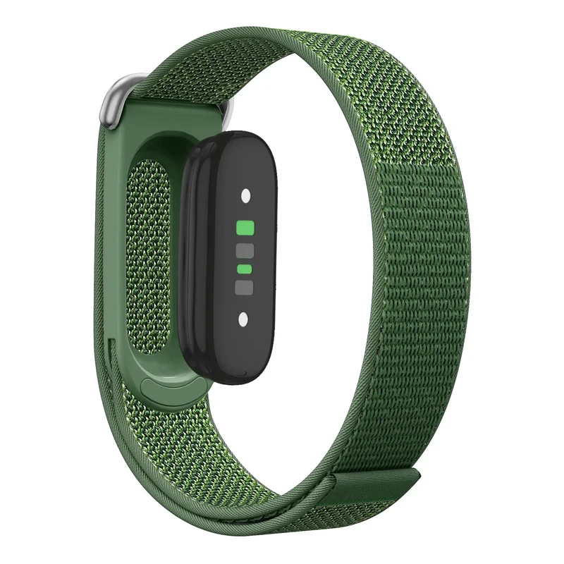 Bandz Fitbit Air Nylonarmband 'Classic' (Armeegrün)
