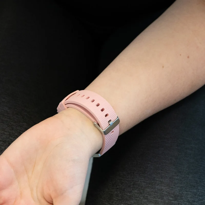 Bandz Motorola Moto Watch Ultra Silikonarmband 'Deluxe' (Rosa)