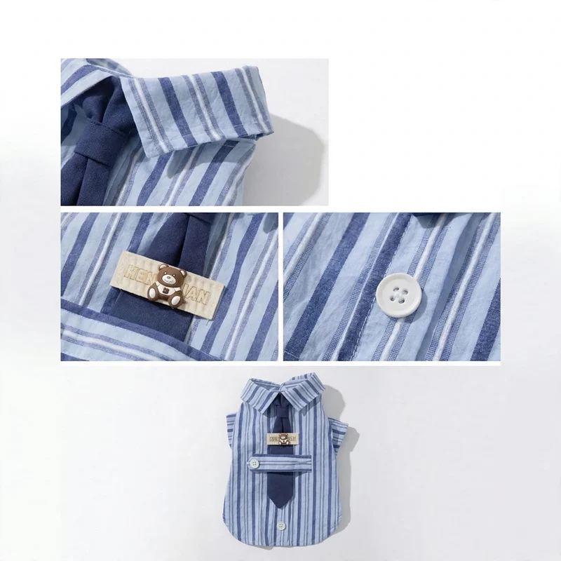 Hunde-Hemd, Frühling/Sommer, Gentleman-Stil