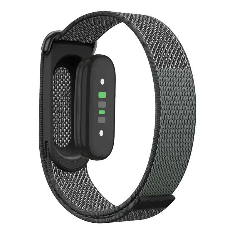 Bandz Fitbit Air Nylonarmband 'Classic' (Schwarz)
