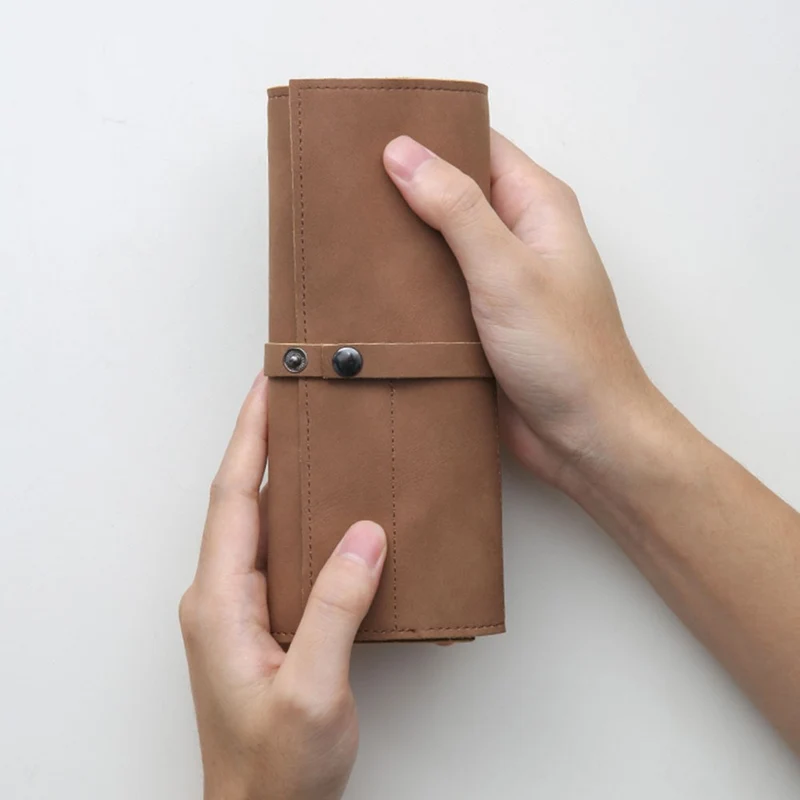 Retro-Uhren-Aufbewahrungstasche aus Leder mit 5 Fächern