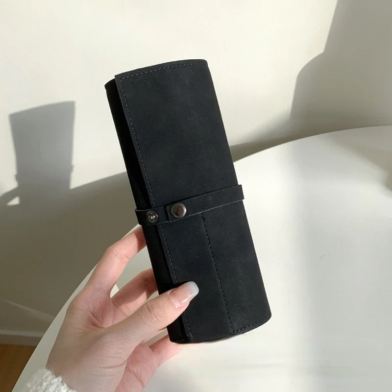 Retro-Uhren-Aufbewahrungstasche aus Leder mit 5 Fächern