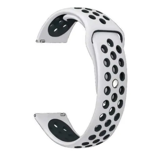 Motorola Moto Watch Ultra Sportarmband (Weiß/Schwarz)