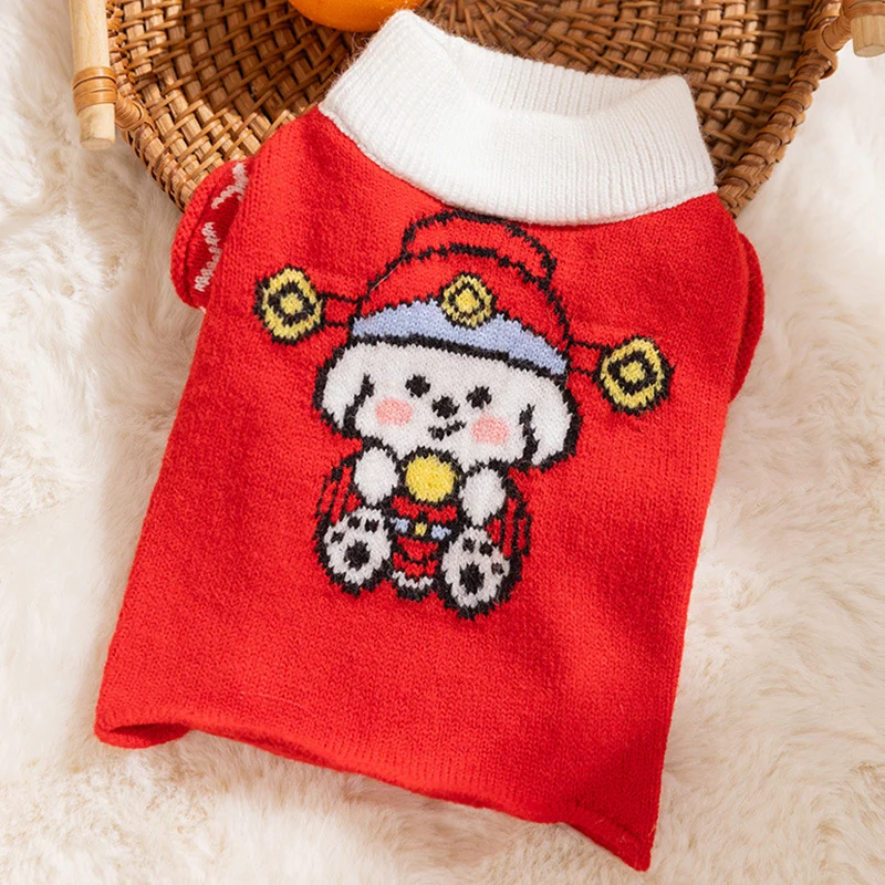 Haustier-Strickpullover, Herbst und Winter