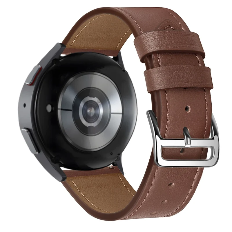 Bandz Motorola Moto Watch Ultra Lederarmband 'Deluxe' (Braun)