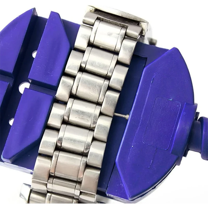 Stainless steel watch strap splitter repair tool - Blue