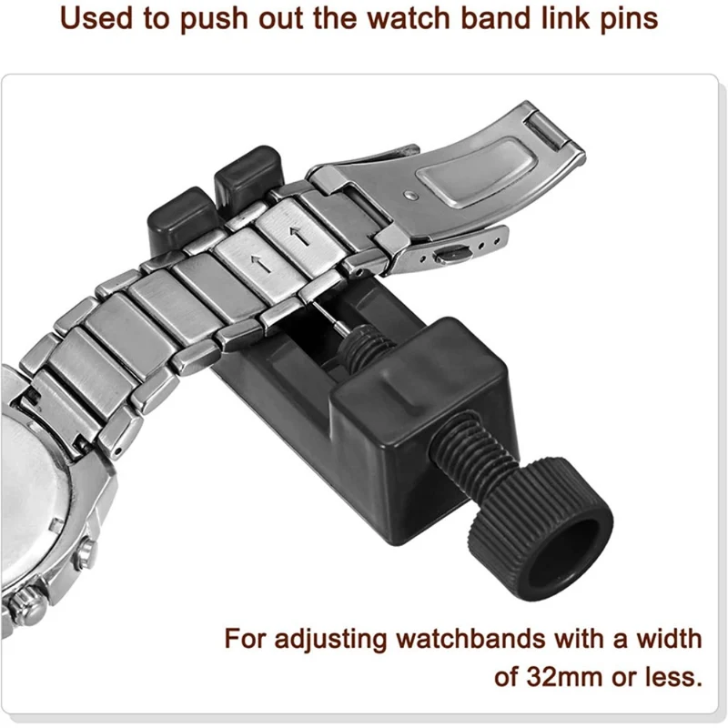 Stainless steel watch strap link pin remover repair tool