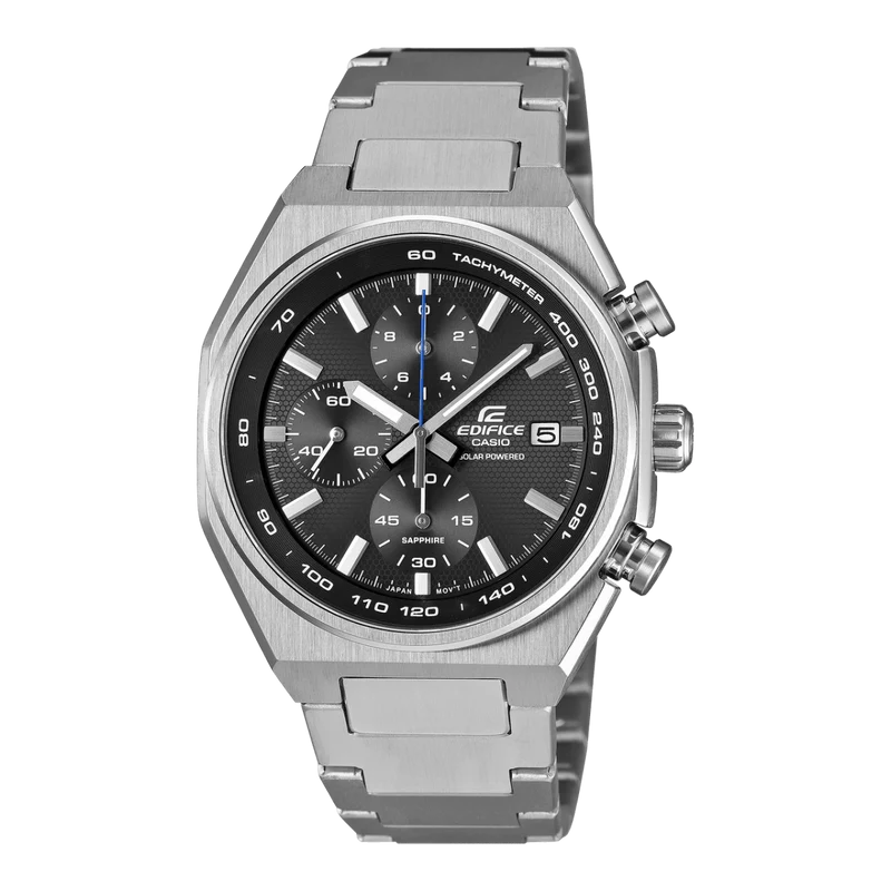Casio Edifice EFS-S660D-1AEF Herren Armbanduhr Silber • Saphirglas • Solarchronograph