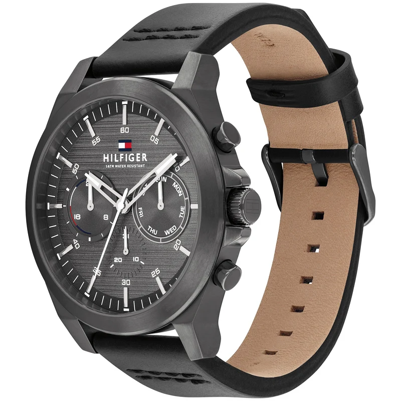 Tommy Hilfiger Lance 1710634 Herren • Chronograph-Optik • Mineralglas
