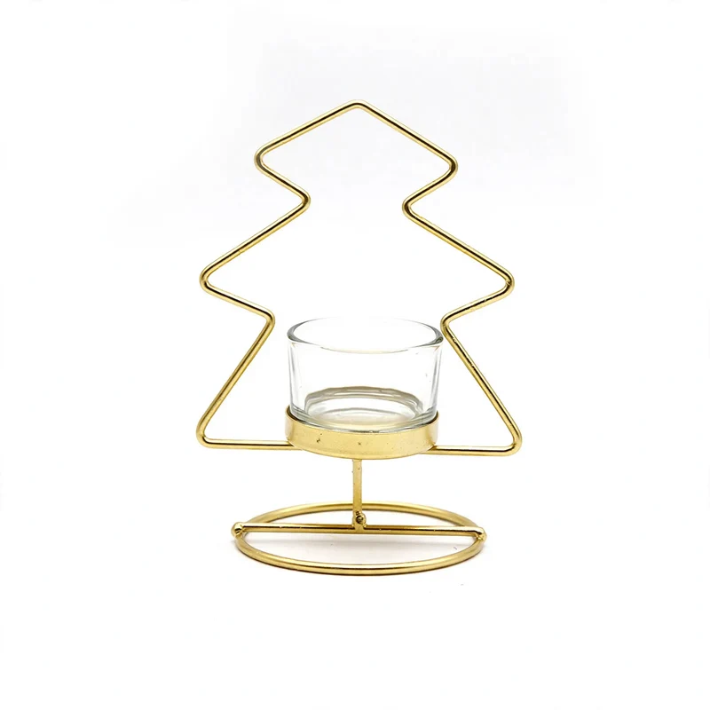 Eiserner Kerzenständer, modernes Design