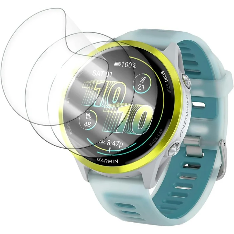 3stück Garmin Forerunner 570 47mm Silikon Displayschutz