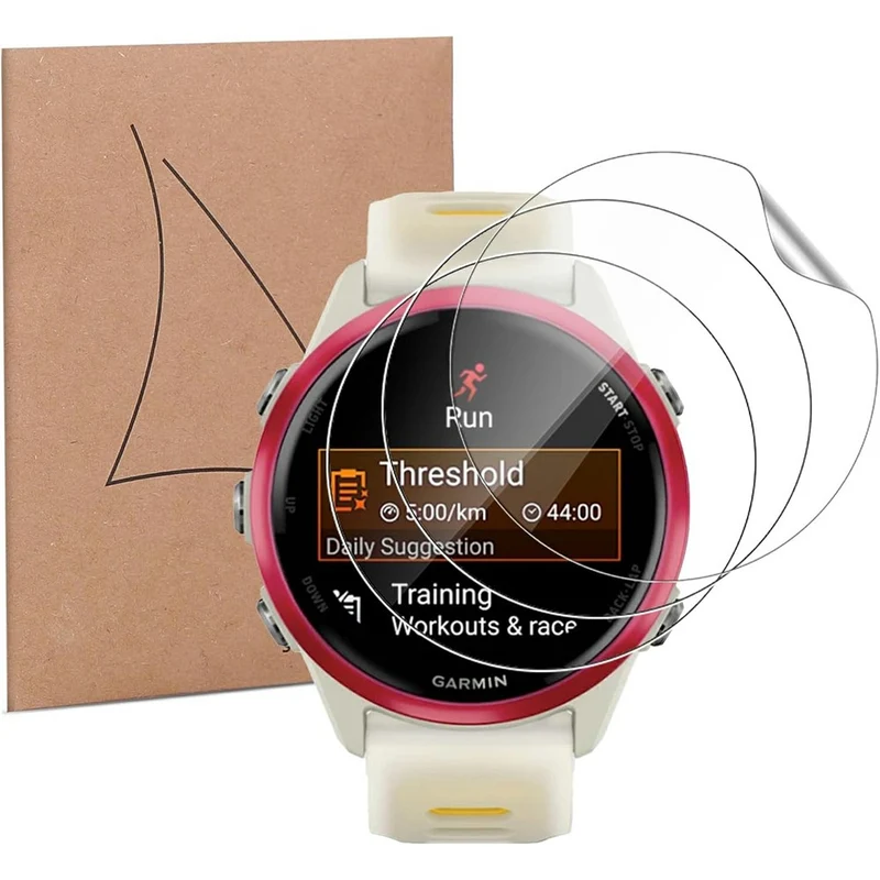 3stück Garmin Forerunner 570 42mm Silikon Displayschutz