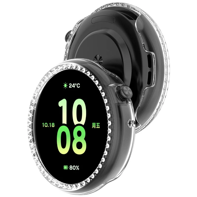 Supersauber Honor Watch Fit Vitality Edition Strass und Silikon Hülle