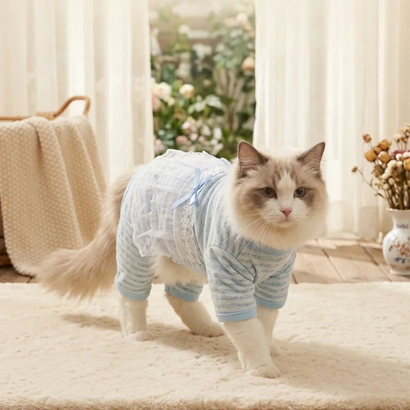 Haustier-Bauchschutz-Shirt, atmungsaktiv, Frühling und Sommer