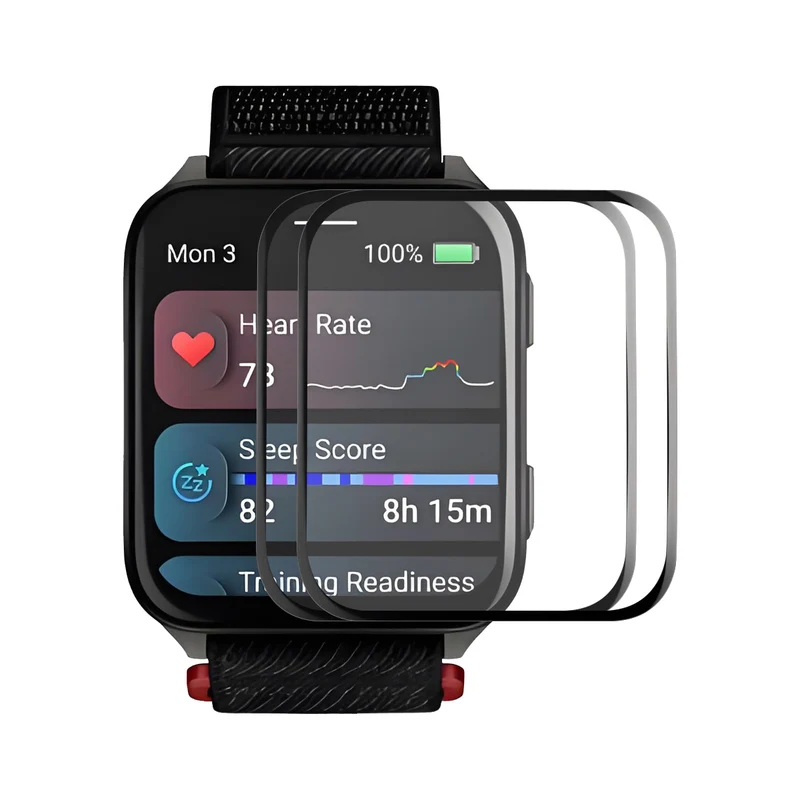 2stück Garmin Venu X1 Silikon 3D Gekrümmt Displayschutz